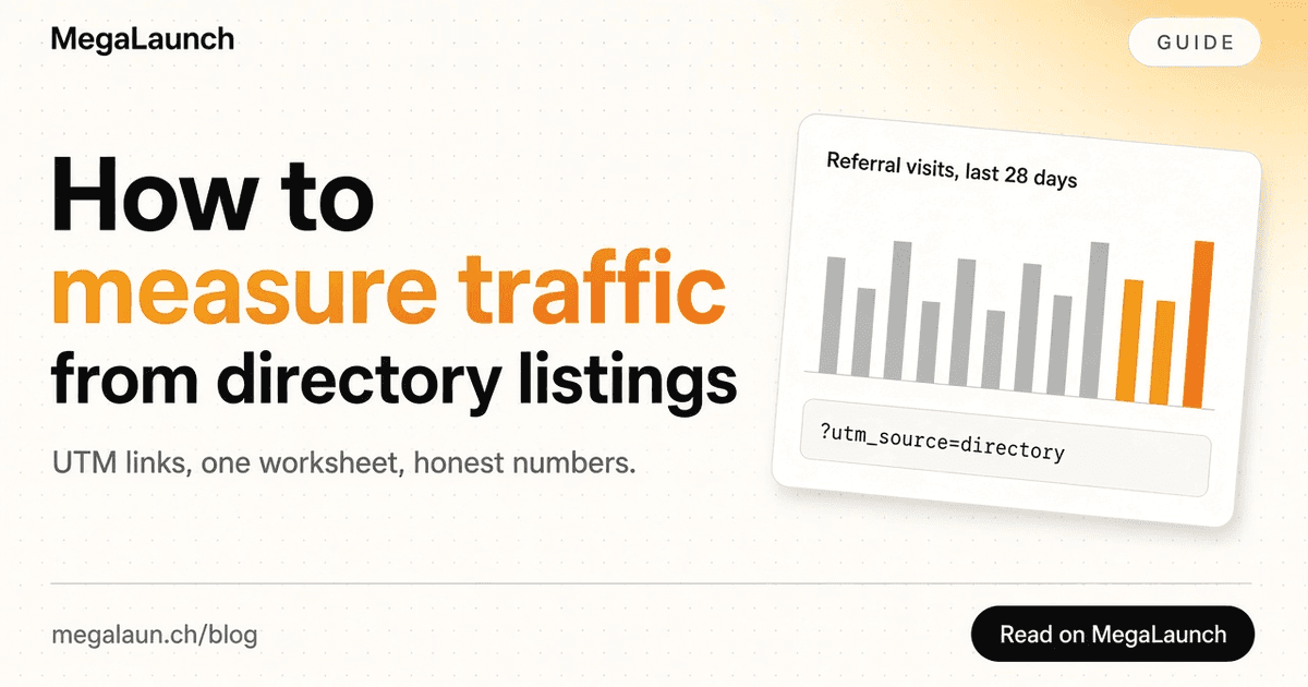 Guide cover: How to measure traffic from directory listings